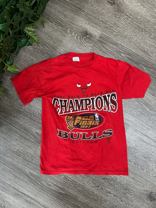 (Kids Larage) Chicago Bulls 1997 Champions Shirt