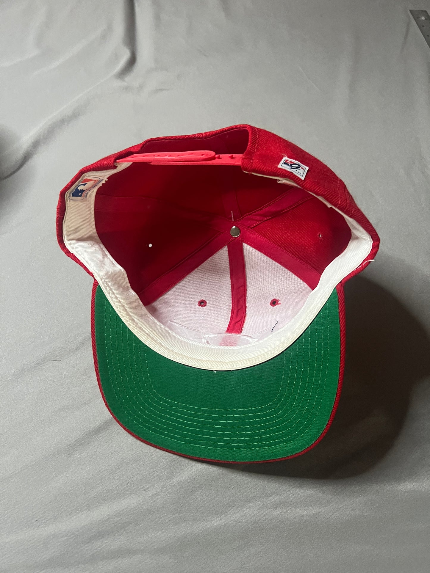 90s Cincinnati Reds Snapback Hat Split Bar