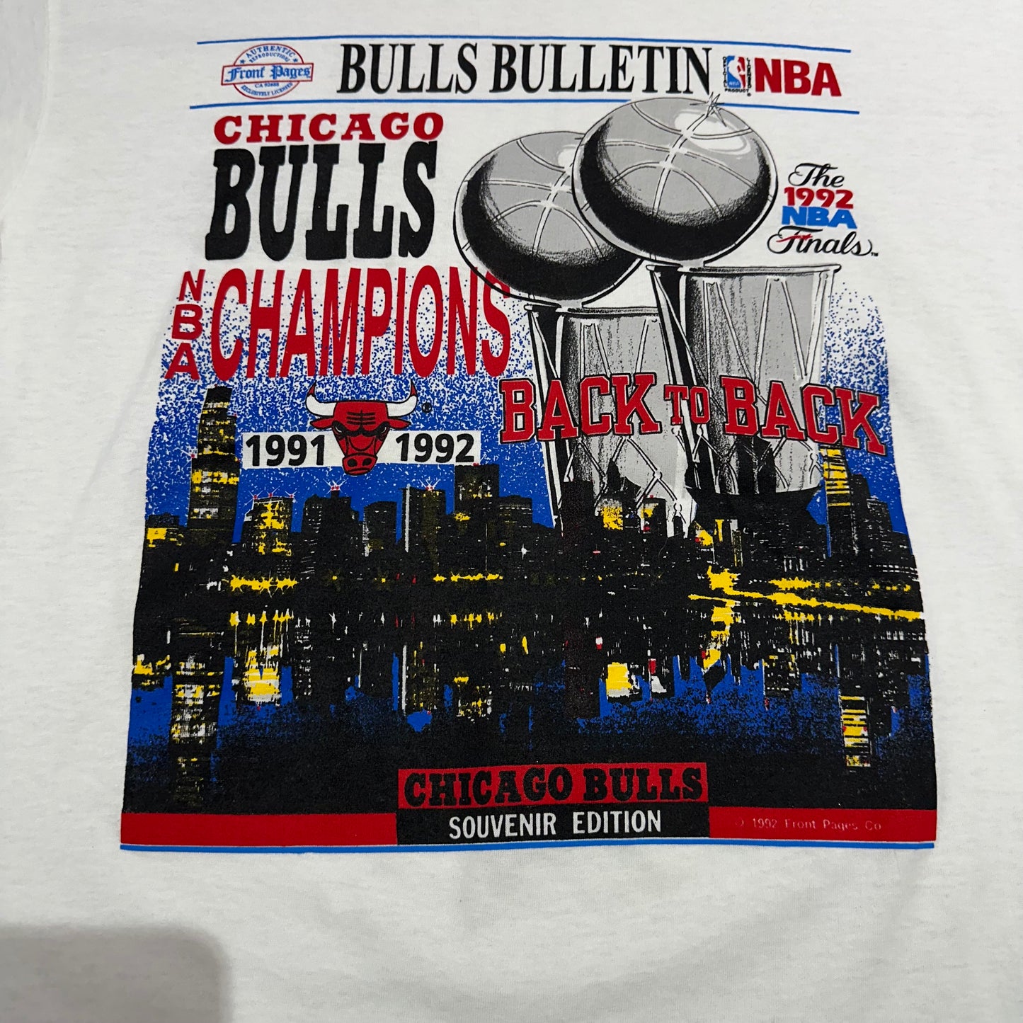Vintage 1992 Chicago Bulls Shirt Mens XL
