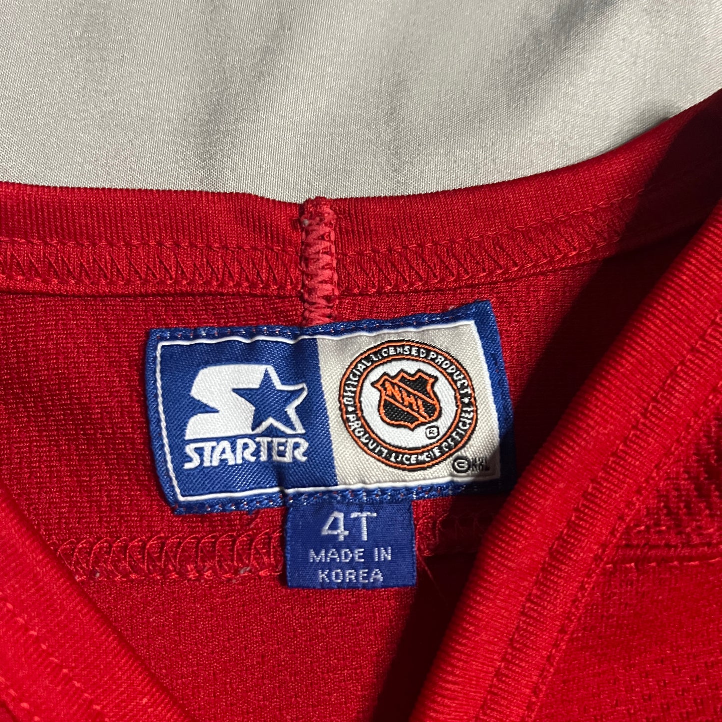 (Kids 4T) 90s Detroit Red Wings Jersey Blank