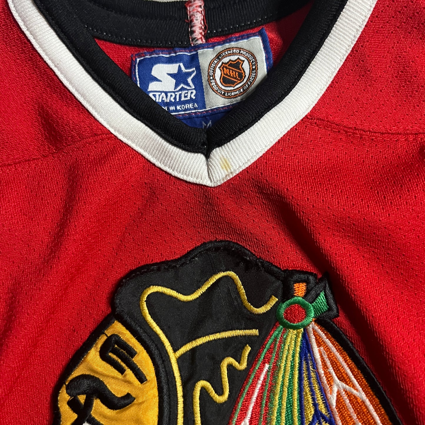 (Kids Medium) Chicago Blackhawks Jersey Blank