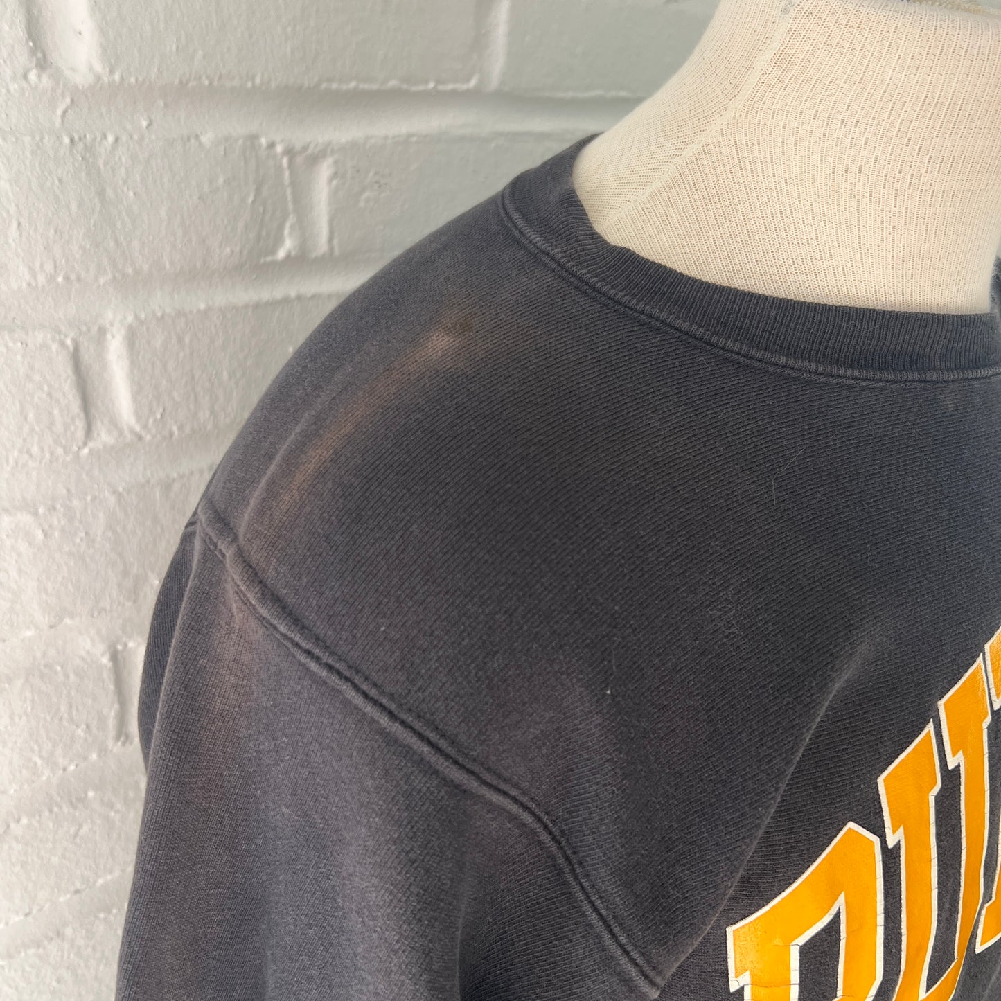 (Womans Large) 90s Purdue University Reverse Weave Crewneck Sweater