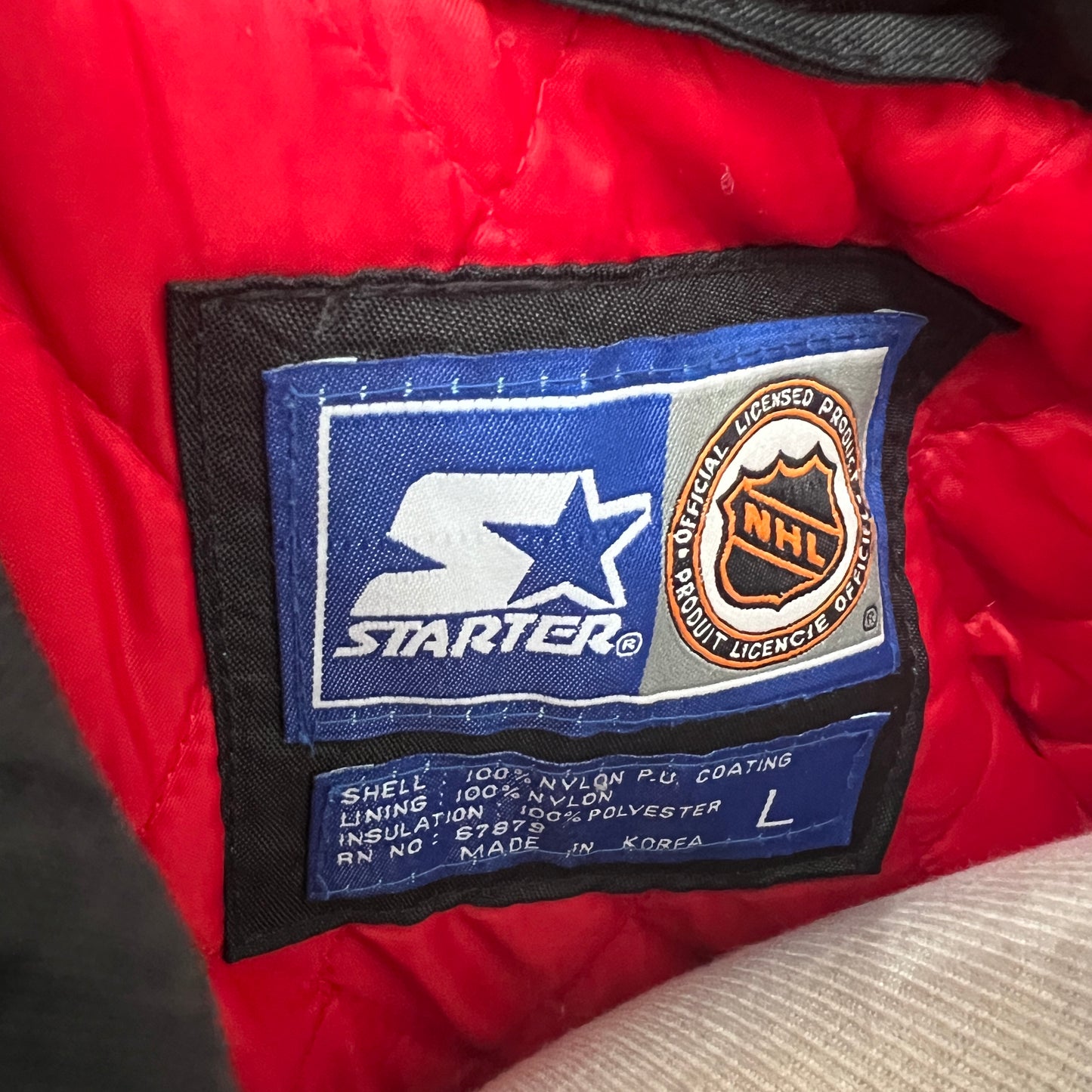 (Mens Large) Chicago Blackhawks Starter Jacket