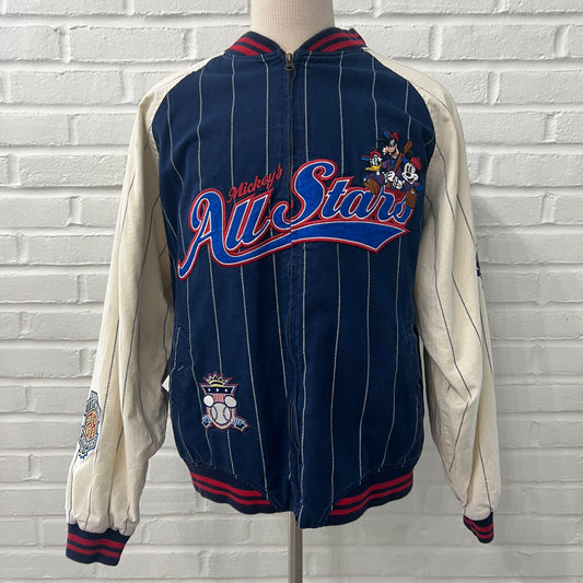 (Mens Large) Disney Mickeys All Stars Varsity Jacket