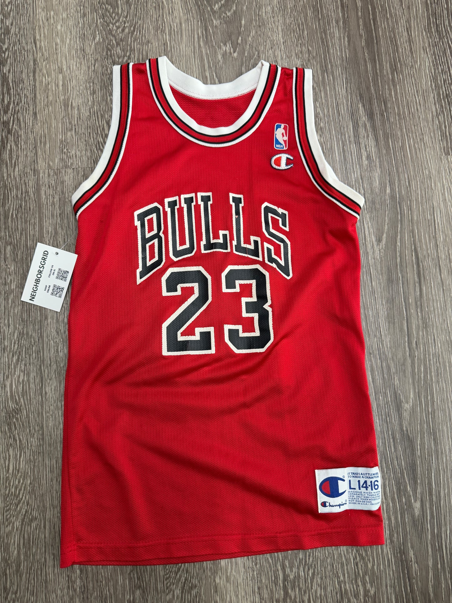 (Kids Large) 90s Michael Jordan Chicago Bulls Jersey