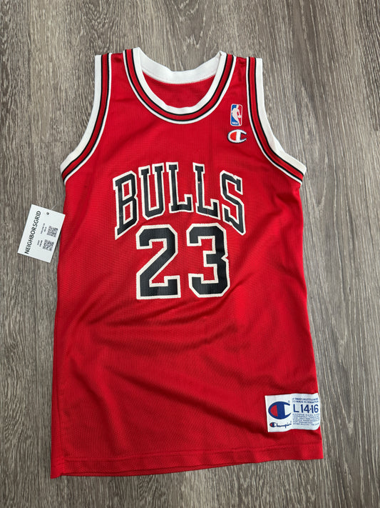 (Kids Large) 90s Michael Jordan Chicago Bulls Jersey
