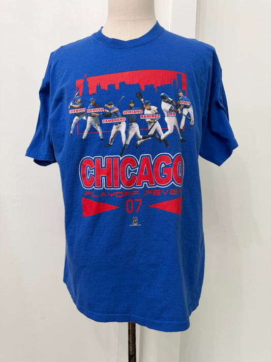 (Mens XL) 2007 Chicago Cubs Roster Shirt