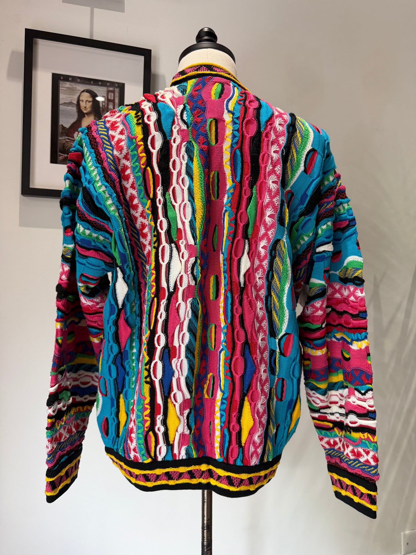 (Mens Large) 90s Coogi 3D Knit Sweater