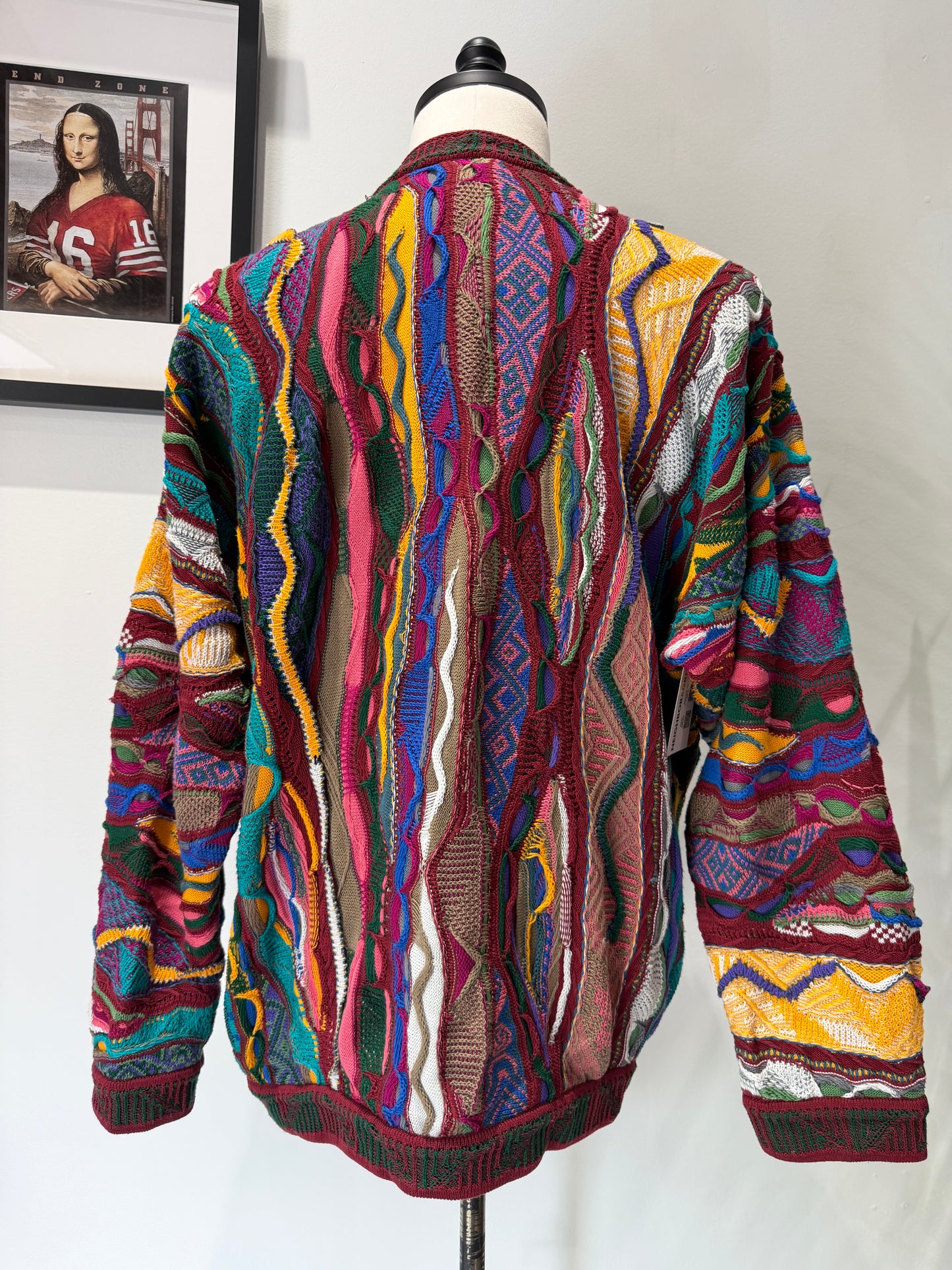 (Mens Large) 90s Coogi 3D Knit Sweater