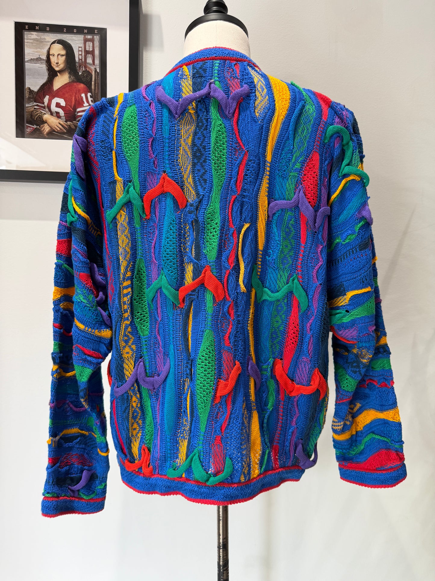 (Mens Large) 90s Coogi 3D Knit Sweater