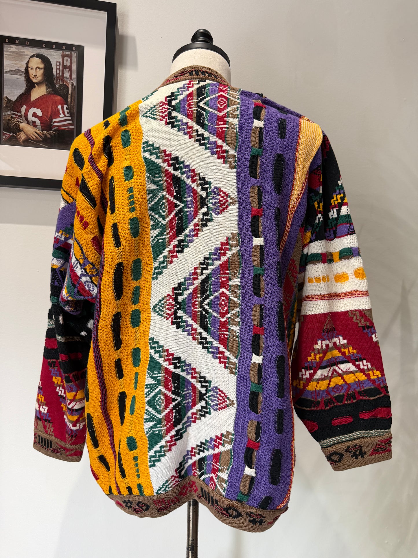 (Mens Large) 90s Coogi 3D Knit Sweater