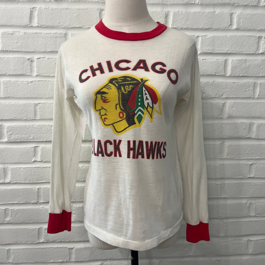 (Kids Large) Chicago Blackhawks Long Sleeve Shirt