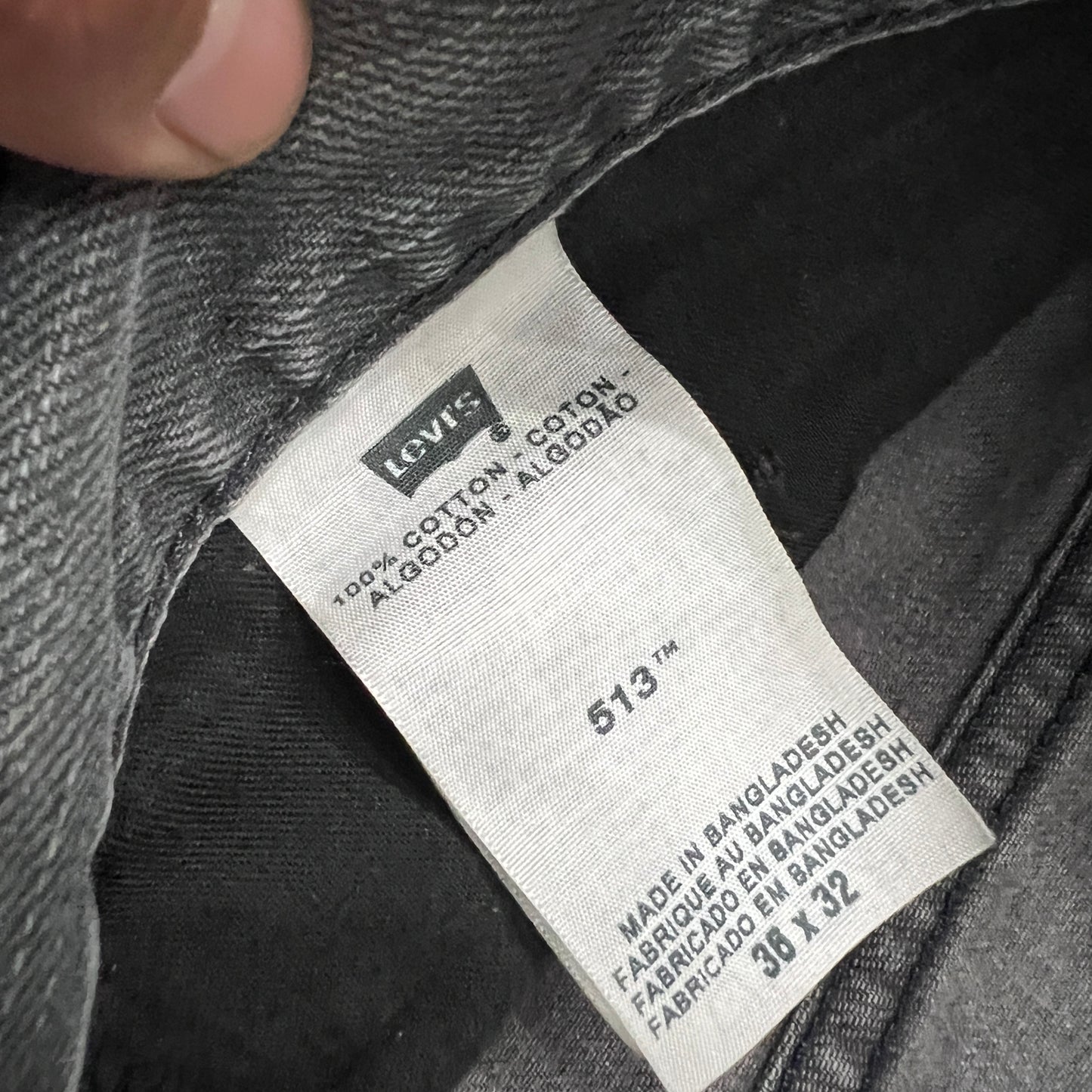 (Mens 36x32) Levis Gray Denim Jeans