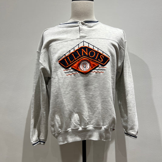 (Mens Large) 90s Illinois Chief Sweater