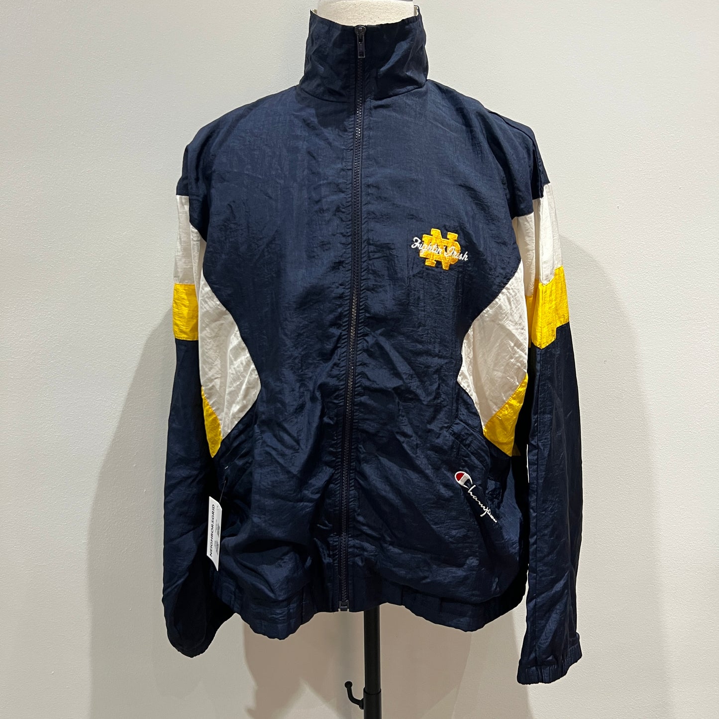 (Mens Large) 90s Notre Dame Jacket