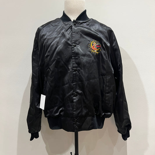 (Mens XL) 90s Miller High Life Beer Satin Jacket