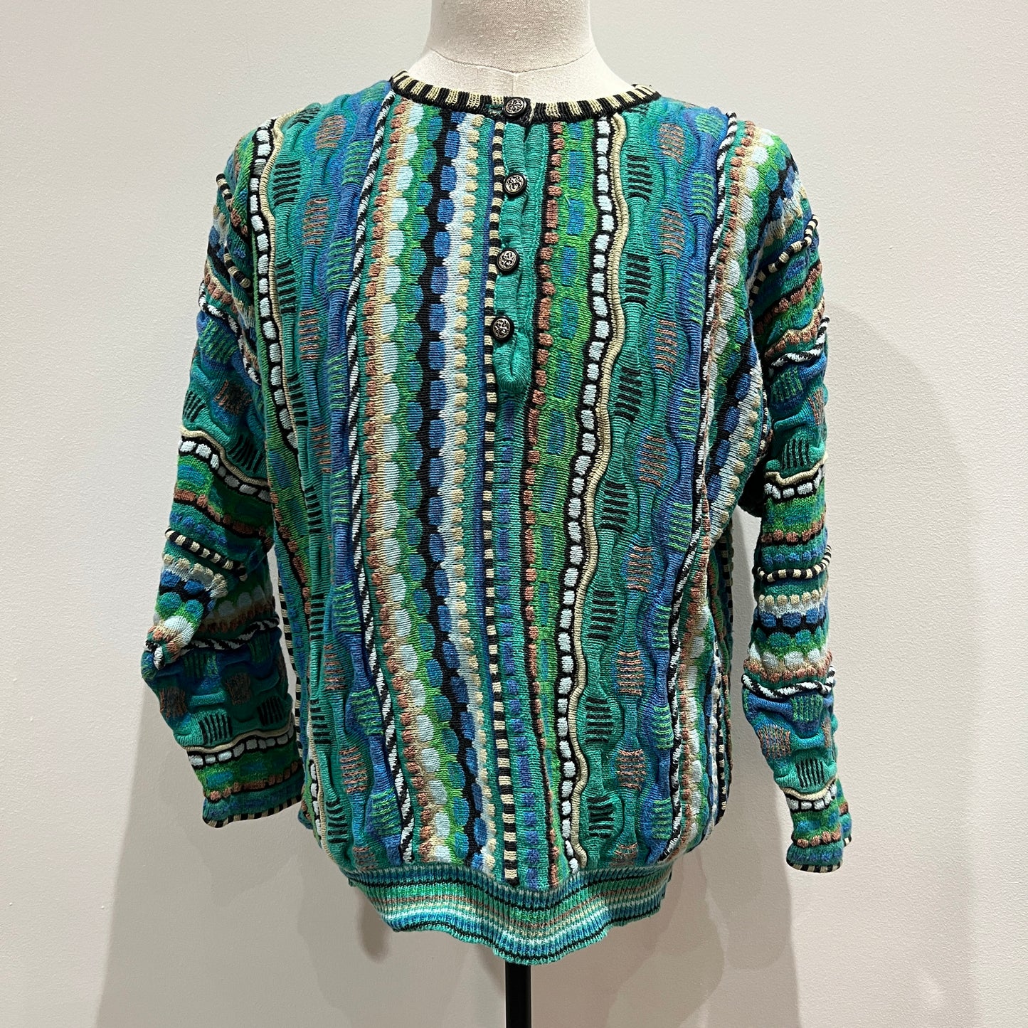 (Womans Large) 90s Cable Knit Sweater