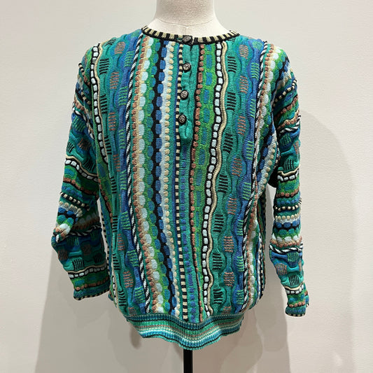 (Womans Large) 90s Cable Knit Sweater