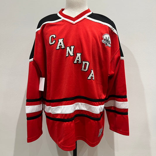 (Mens L) Canada Hockey Jersey Kent Johnson