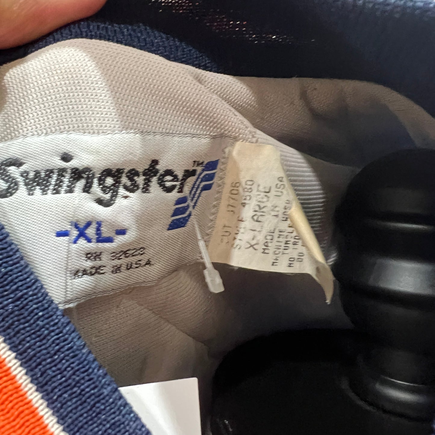 (Mens XL) 90s Illinois Satin Jacket
