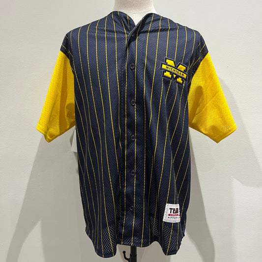 (Mens Large) 90s Michigan Baseball Jersey