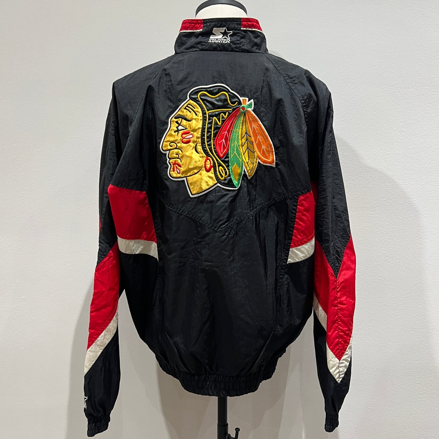 (Mens Large) 90s Chicago Blackhawks Jacket