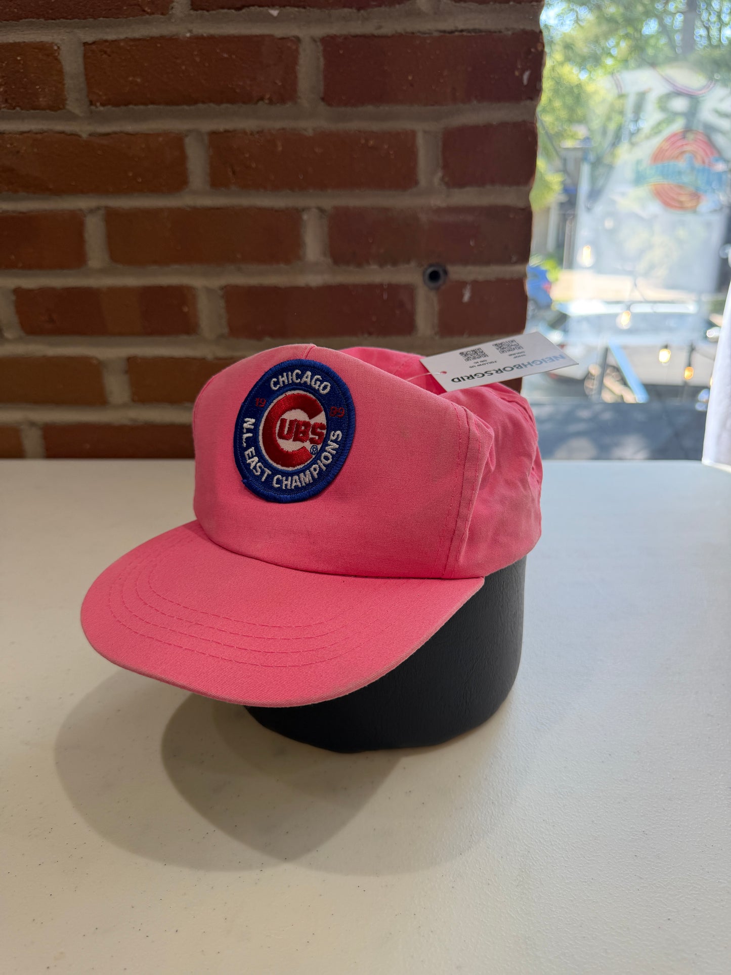 1989 Chicago Cubs Pink Hat