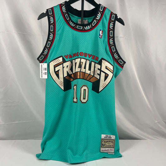 (Mens Large) Mike Bibby Vancouver Grizzlies Jersey