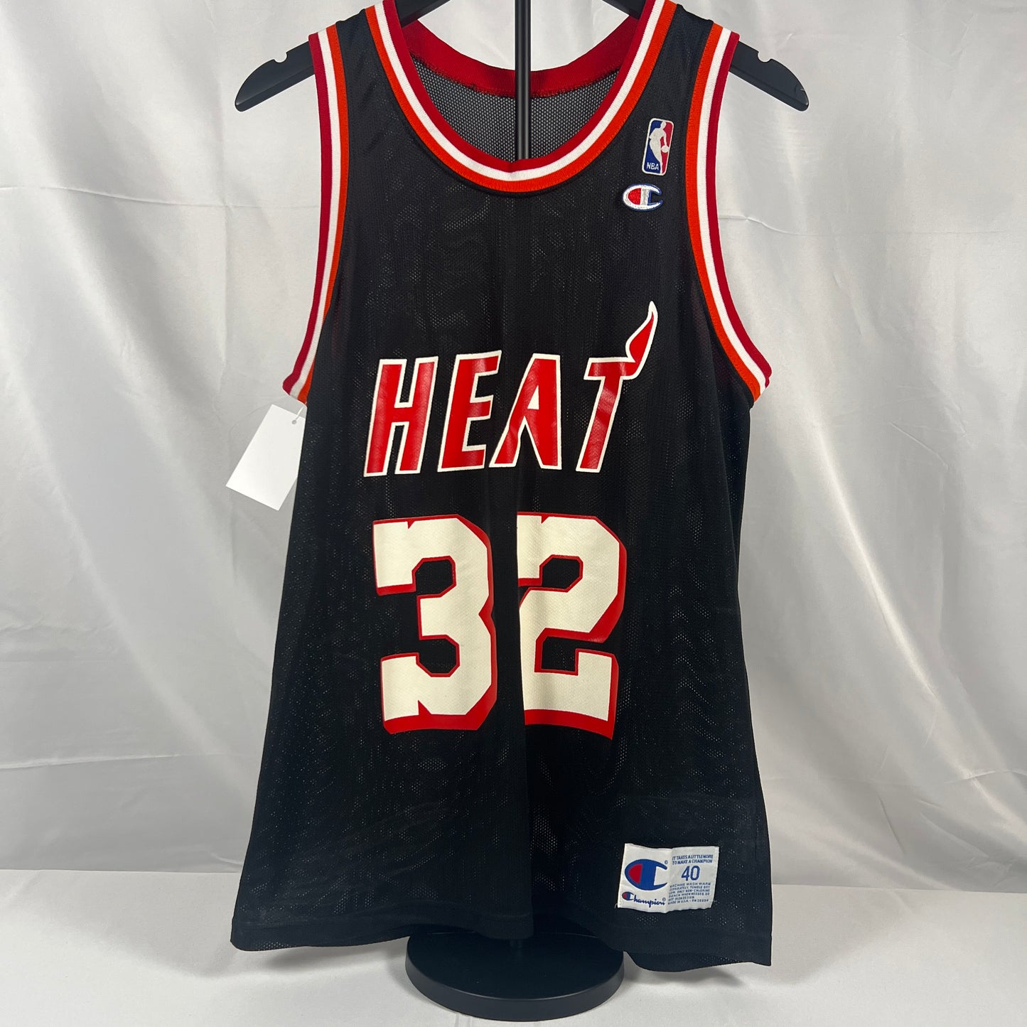 (Mens 40/Medium) 90s Miami Heat Harold Miner Jersey