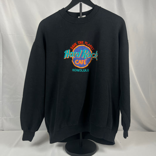 (Mens XL) 90s Hard Rock Cafe Sweater Honolulu