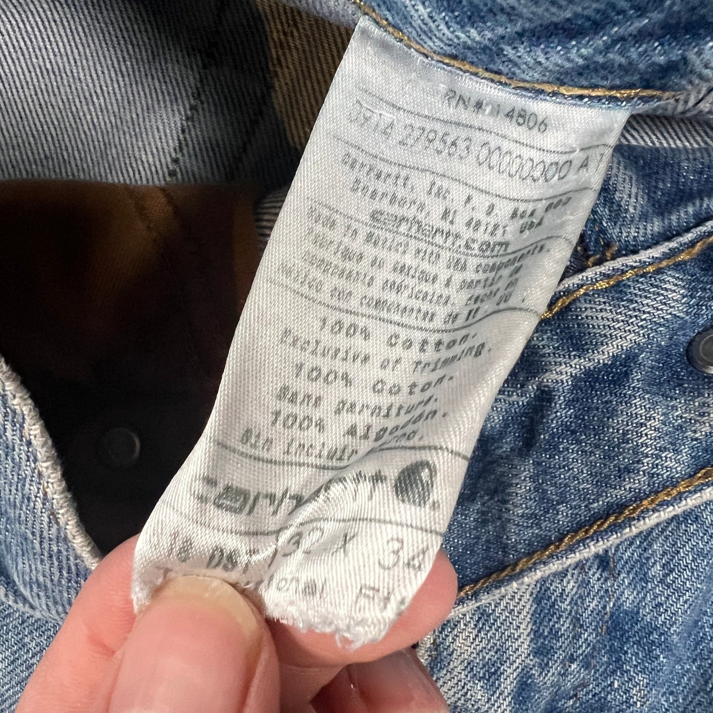 (Mens 32x34) Carhartt Denim Jeans