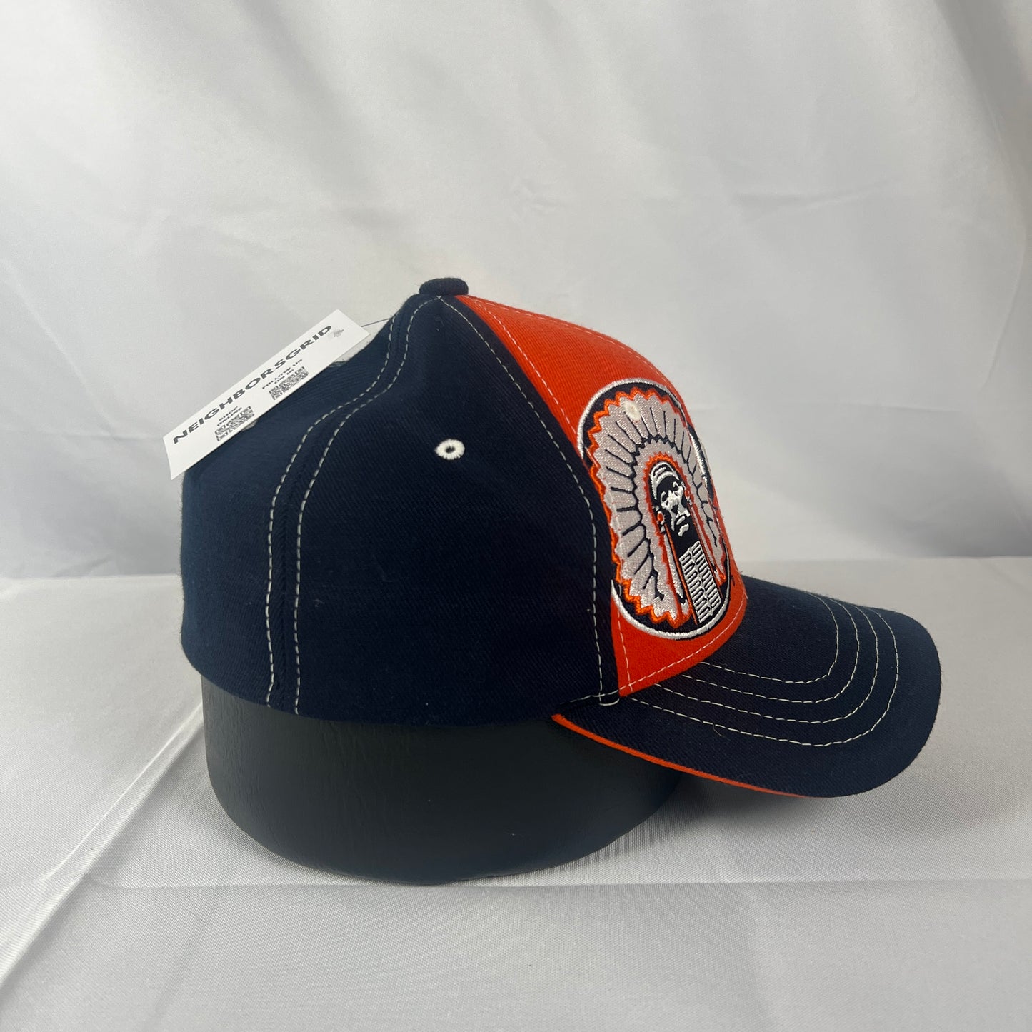 (Adult Small) University of Illinois Chief Fitted Hat