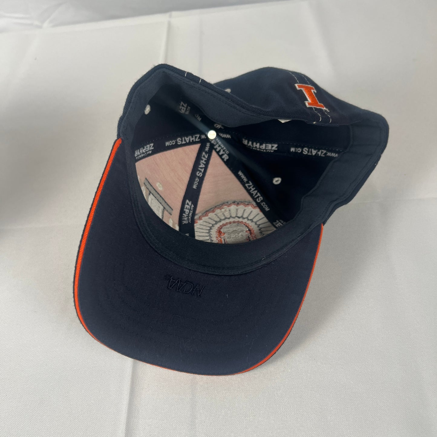 (Adult Small) University of Illinois Chief Fitted Hat