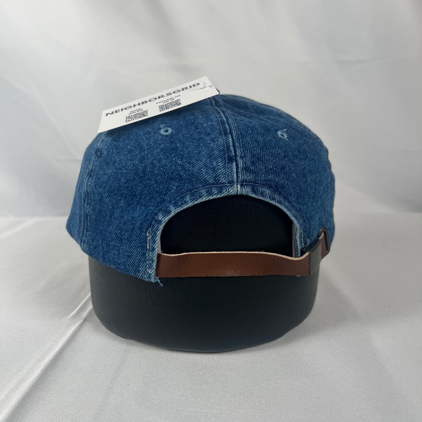 90s Chicago Cubs Denim Strapback Hat