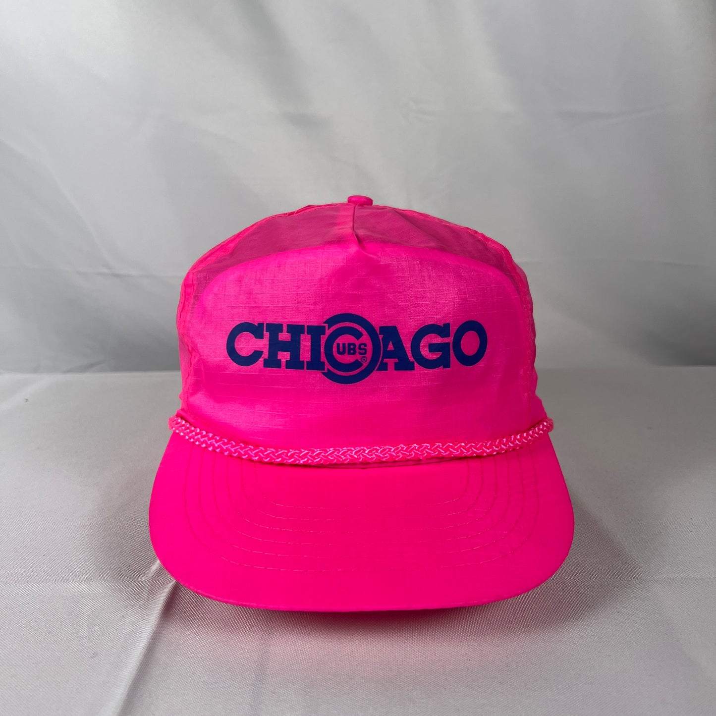 90s Chicago Cubs Neon Hat