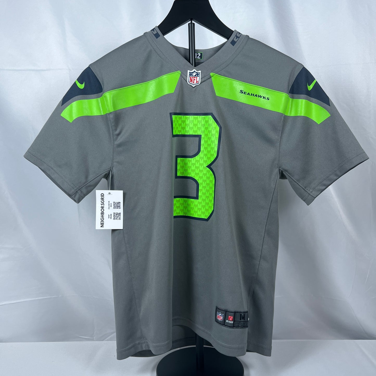 (Kids Medium) Russell Wilson Seattle Seahawks Jersey