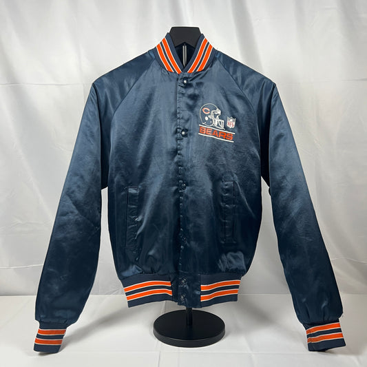 (Kids XL) 90s Chicago Bears Satin Jacket