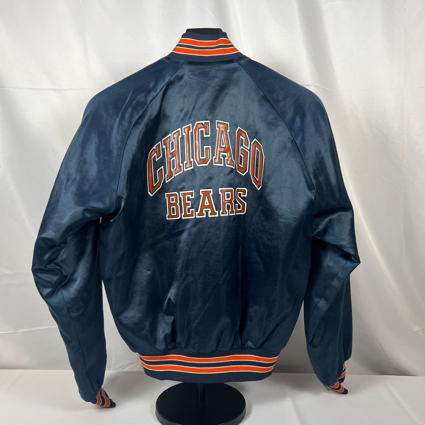 (Kids XL) 90s Chicago Bears Satin Jacket