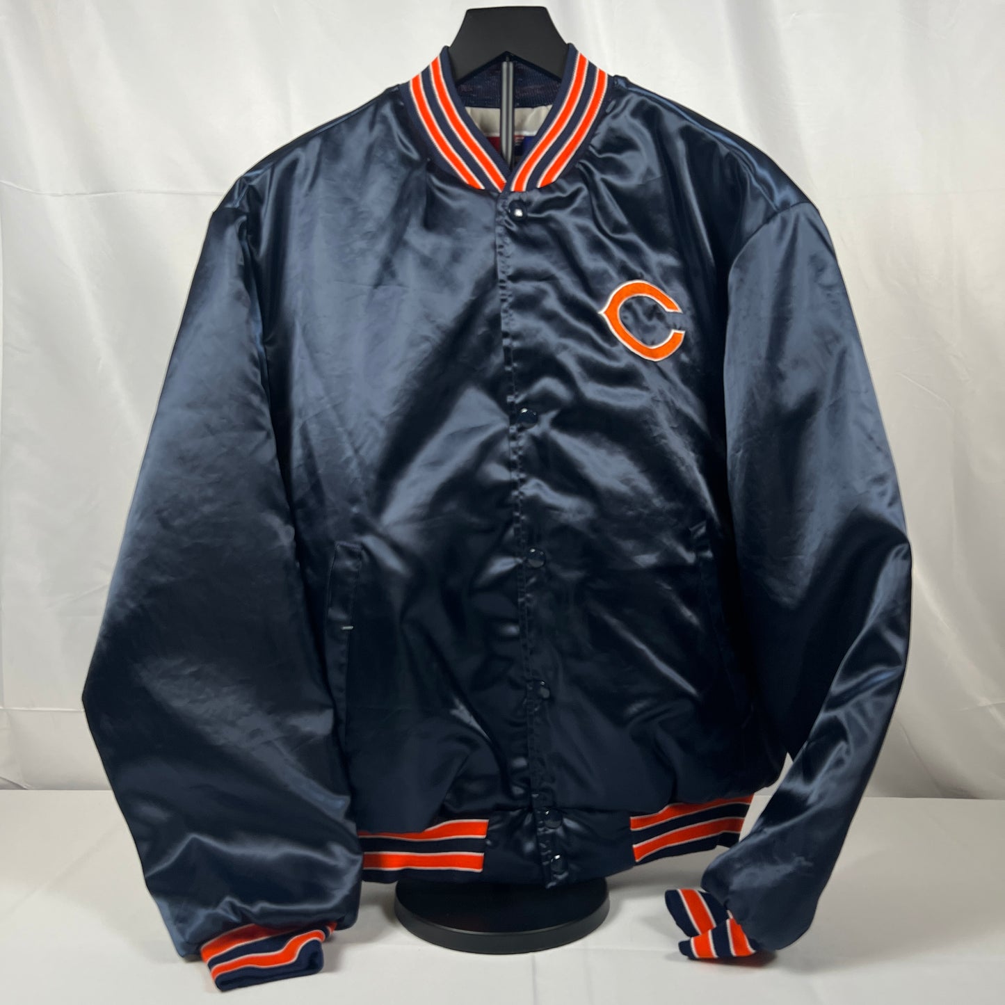 (Mens Large ) 90s Chicago Bears Satin Jacket