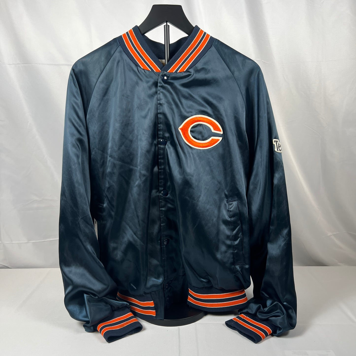 (Mens XL) 90s Chicago Bears Satin Jacket