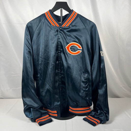 (Mens XL) 90s Chicago Bears Satin Jacket