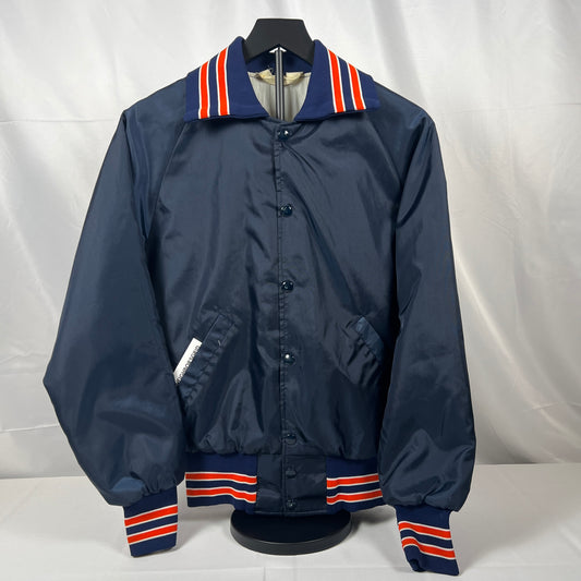 (Mens Small) 80s/90s Illinois Satin Jacket