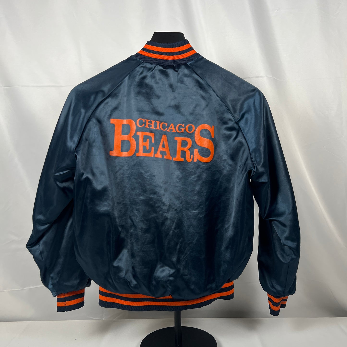 (Kids Large) 90s Chicago Bears Satin Jacket