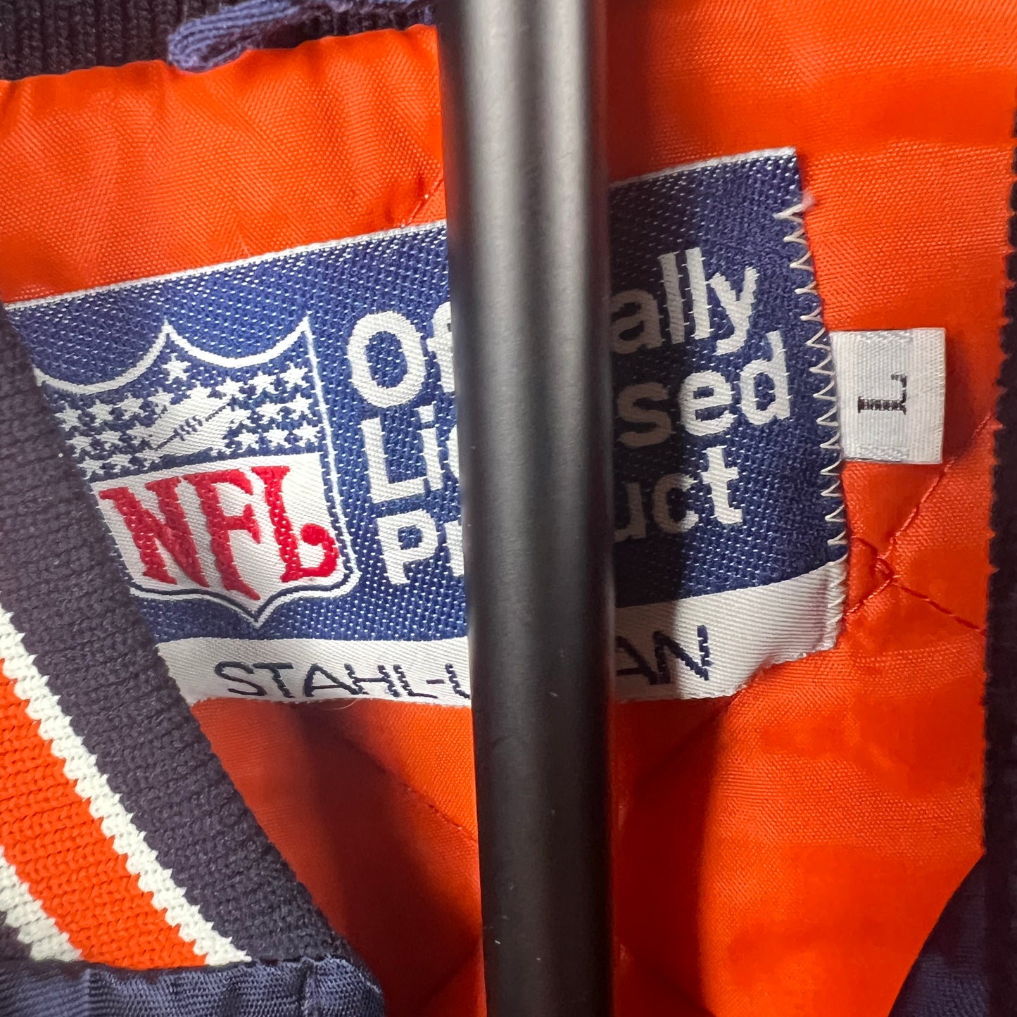 (Kids Large) 90s Chicago Bears Satin Jacket