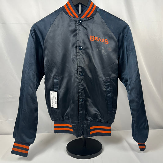 (Kids Large) 90s Chicago Bears Satin Jacket