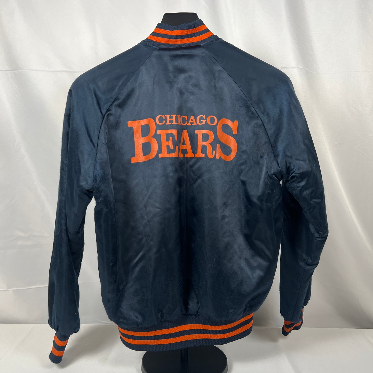 (Kids Large) 90s Chicago Bears Satin Jacket