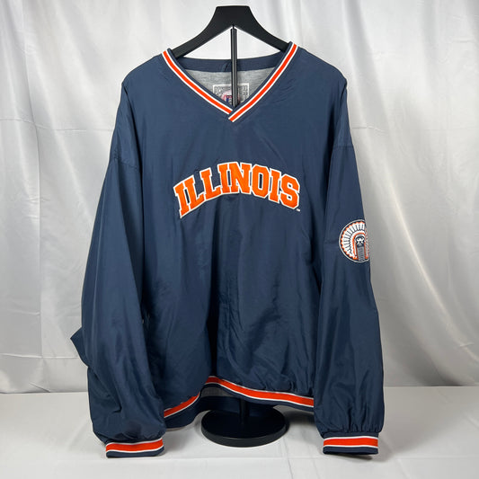 (Mens 2XL) Illinois Chief Windbreaker Jacket