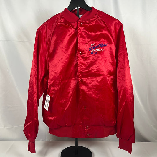 (Mens Large) 90s Chevrolet Satin Jacket