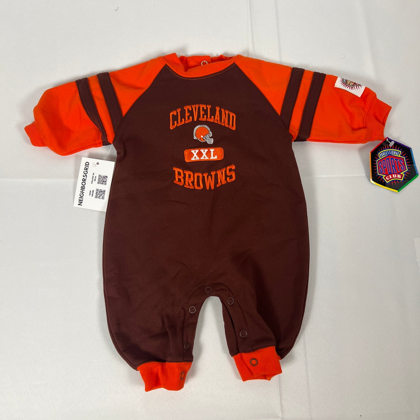 (Kids 6/9 Months) NWT 90s Cleveland Browns Onesie