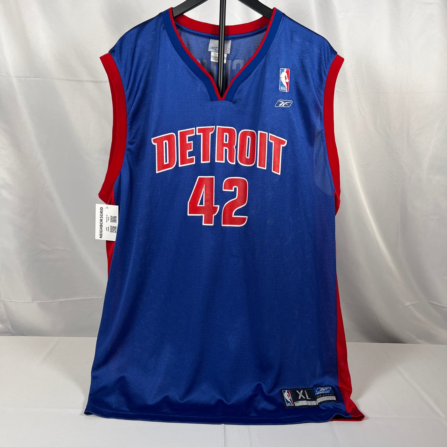 (Mens XL) Jerry Stackhouse Detroit Pistons Jersey